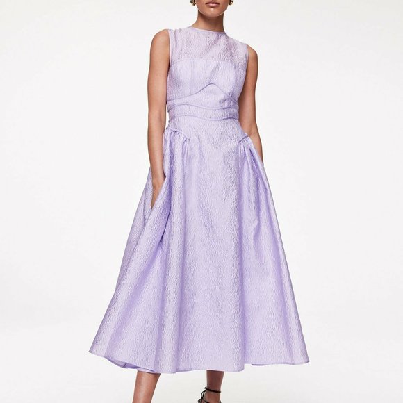 COPY - Rachel Gilbert - Sophia Dress - Purple AU1 / US4 - Picture 2 of 16